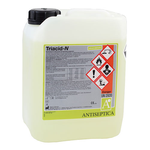 Desinfektionsmittel für chirurgische Instrumente - TRIACID-N - ANTISEPTICA - flüssig / 5000 mL