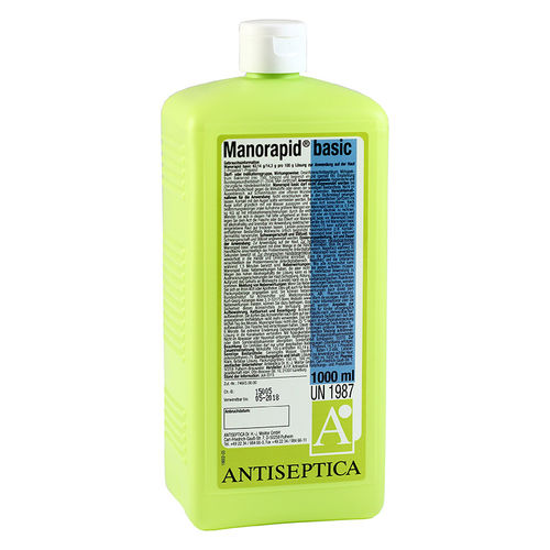 Hydroalkoholische Lösung / 500 mL - MANORAPID® BASIC - ANTISEPTICA - 1000 ml / 150 ml