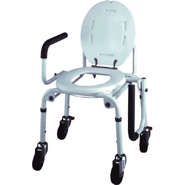 Garderobenstuhl mit Armlehnen - APC-7101-1 - Apex Health Care - auf Rollen / Toilette