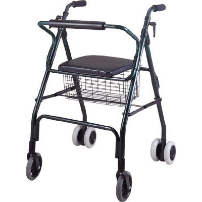 Rollator mit 4 Rädern - APC-30198 - Apex Health Care - mit Sitz / mit Korb / höhenverstellbar