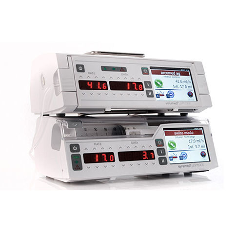 Anästhesie-Spritzenpumpe - Syramed®µSP6000 Chroma - Arcomed AG Medical Systems - 1 Kanal / ACP / TCI