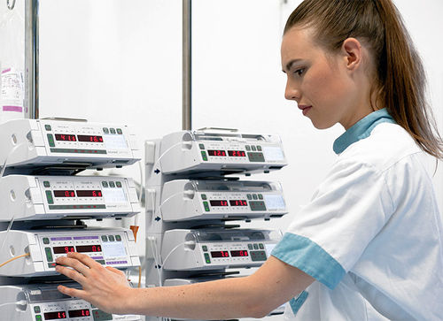 Infusionspumpe / 1 Kanal - Syramed®µSP6000 Premium - Arcomed AG Medical Systems - Notfall / für Kinder