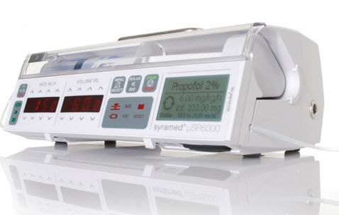 Anästhesie-Spritzenpumpe - Syramed®µSP6000 Premium  - Arcomed AG Medical Systems - 1 Kanal / TCI / kabellos