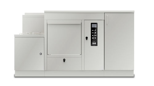 Reinigungs- und Desinfektionsgerät / Bettpfannen - AF2.180B - AT-OS - bodenstehend / mit Dampferzeuger / Wasserenthärtungs-Dosierpumpe