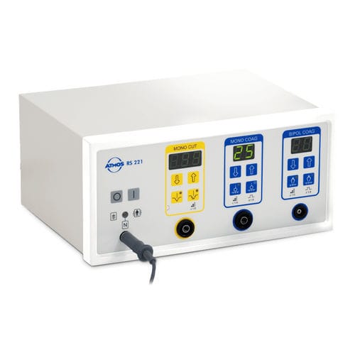 Schneid-Elektrochirurgiegerät - RS 221 - ATMOS MedizinTechnik - für bipolare Koagulation / für HNO-Chirurgie / Radiofrequenz