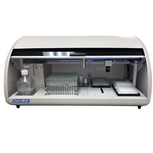 Analysegerät für medizinische Anwendung - ChemWell RPR - Awareness Technology - Tisch / human