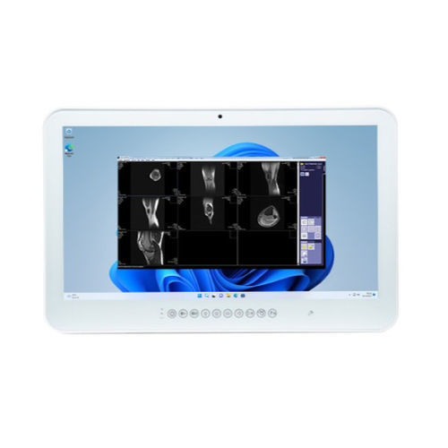 Medizinischer Panel-PC / SSD 256 Go - PC e-medic™ Silence TP-24MD - Baaske Medical - ohne Lüfter / HDMI / mit USB-Anschluss