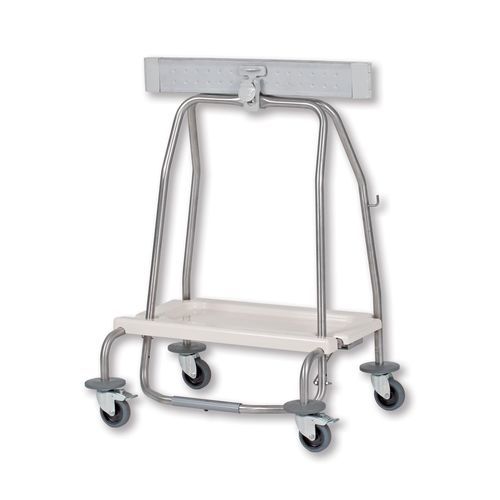 Wäschewagen für dreckige Wäsche - 312/1 CR - Alvi - für Kliniken / 1 Sack / aus Edelstahl