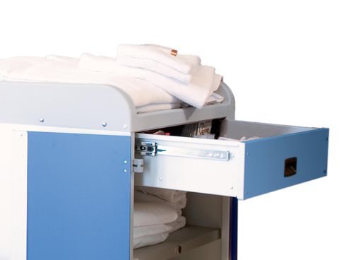 Medizinische Schublade - CS3950 - Alvi - für Wagen / Aluminium