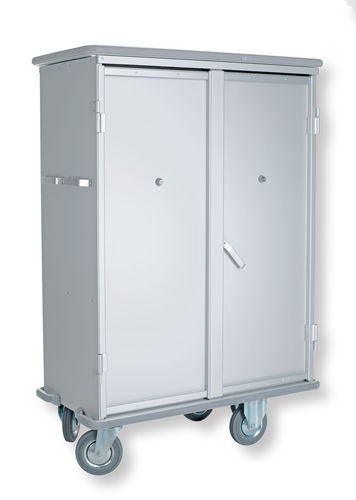 Schrank für Frischwäsche - 1550/532 CR - Alvi - mit Flügeltür / mit Regal / auf Rollen