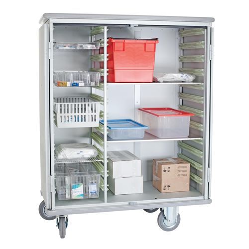 Krankenhaus Schrank 3150 Cr Alvi Mit Regal 2 Turen Mit Korb