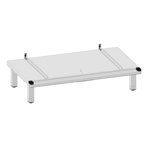 Stufentritt mit 1 Stufe - SY 8030 2B - Alvi - Edelstahl