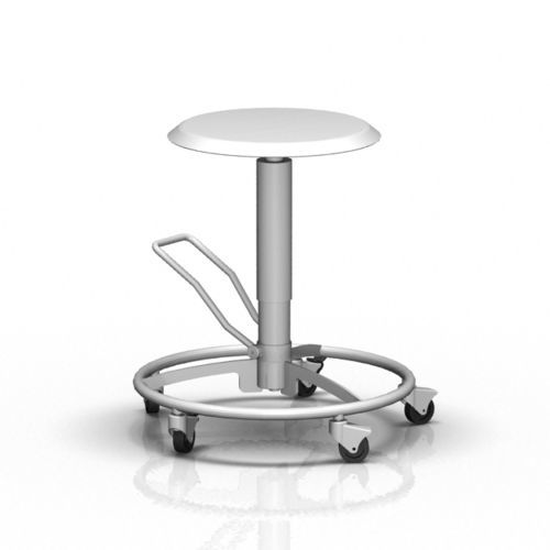 Hocker für Gesundheitseinrichtungen - 2-041 - ALVO Medical - höhenverstellbar / hydraulisch / mit Fußstütze
