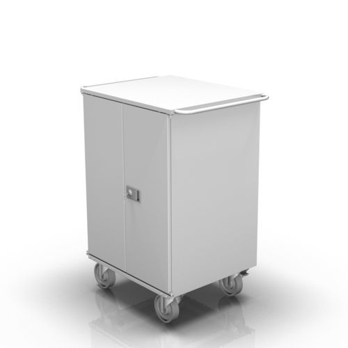 Wagen für sterile Materialien - 2-500 - ALVO Medical - für Transport / Edelstahl / mit 2 Regalbrettern