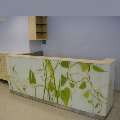 Rechteckiger Schreibtisch - 2-397 - ALVO Medical - Empfang