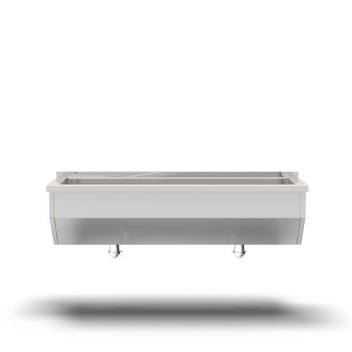 Waschbecken für OP / 2 Arbeitsplätze - 2-090-2 - ALVO Medical - Edelstahl