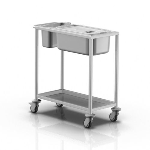 Wagen für OP-Saal - 2-017 - ALVO Medical - für Instrumente / Lager / Edelstahl