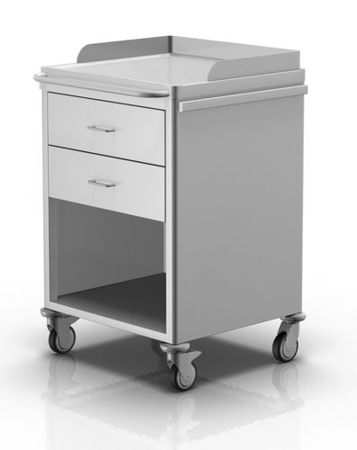 Wagen für Anästhesie - 2-345 - ALVO Medical - für Katheter / für Transport / Edelstahl