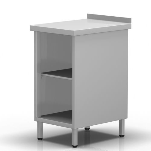 Krankenhausschrank - 2-290 - ALVO Medical - mit Regal / Edelstahl / grau