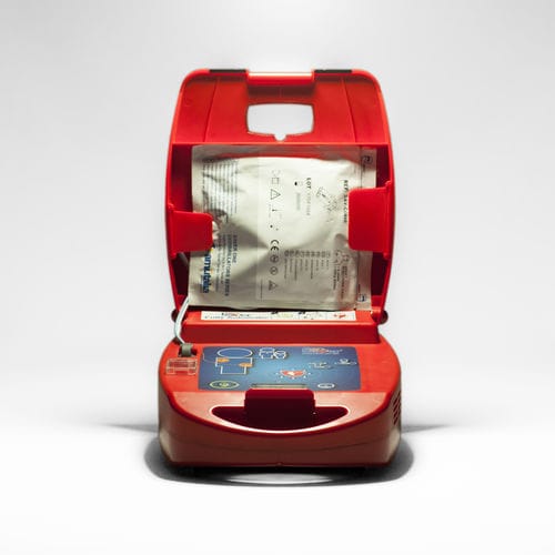 Automatischer externer Defibrillator - GEO SAVER - A.M.I. ITALIA - für öffentliche Plätze / USB / mit EKG-Anzeige