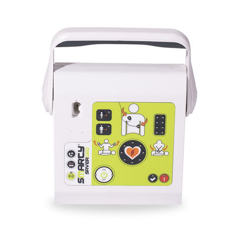 Automatischer externer Defibrillator - SMARTY SAVER GEO - A.M.I. ITALIA - halbautomatisch / für öffentliche Bereiche / für den Hausgebrauch