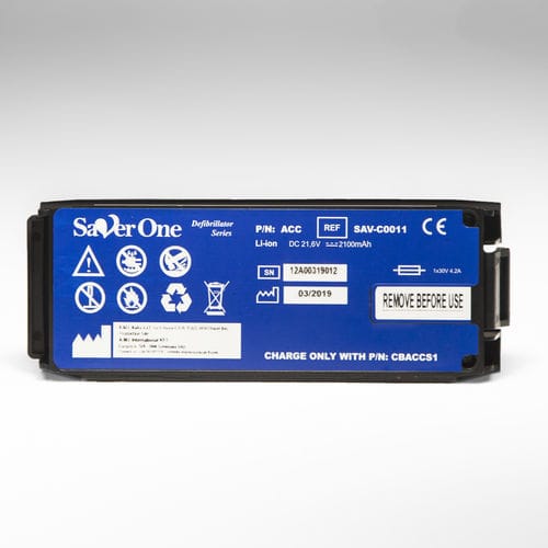 Batterie für Defibrillator - SAV-C0011 - A.M.I. ITALIA - Lithium / kompakt