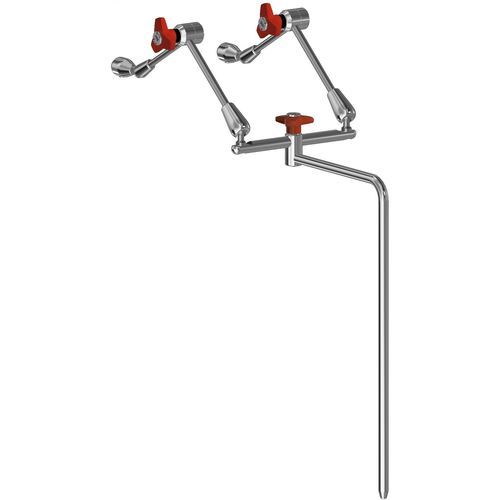 Gerätetragarm für Endoskope - 3840.98 - FISSO - für Instrumente der minimalinvasiven Chirurgie / Knickarm / schienenmontiert