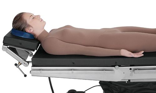 Kopfstütze für OP-Tisch - BARRFAB - einstellbar / doppelt