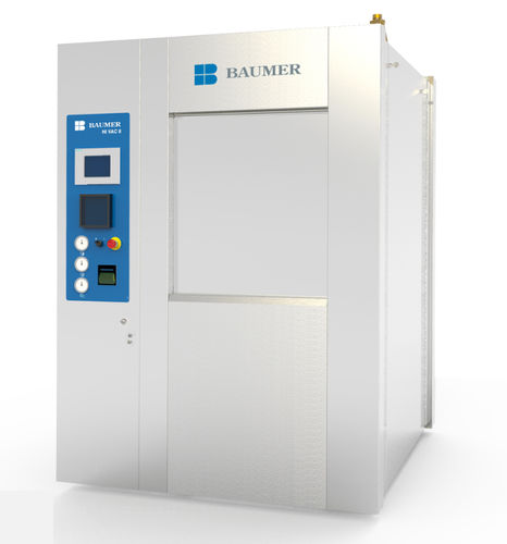 Medizinischer Sterilisator / Dampf - Hi Vac II - BAUMER  - vertikal / automatisch / Edelstahl