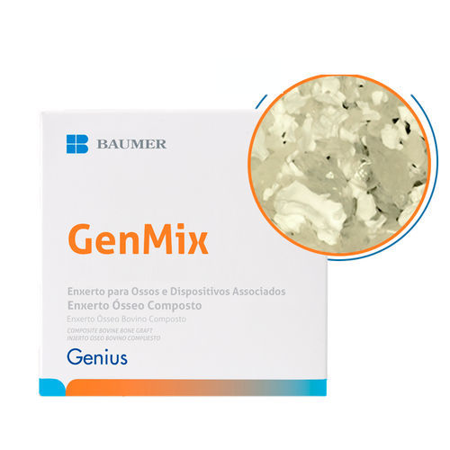 Xenograft-Knochenersatzmaterial - GenMix - BAUMER  - für Zahnchirurgie / für Kiefer- und Gesichtschirurgie / Granulat