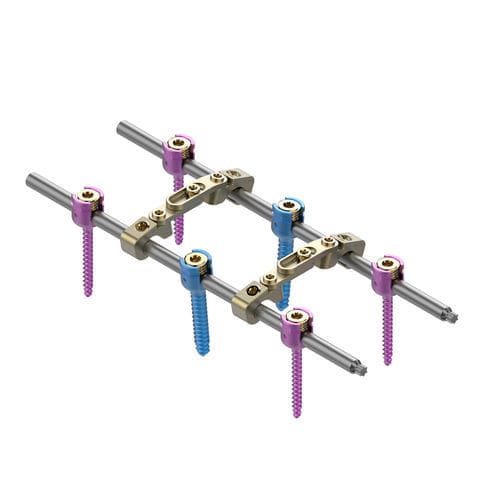Ilio-sakrales Stabilisierungssystem für Osteosynthese - Vertice - BAUMER  - dorsaler Zugang / für Erwachsene