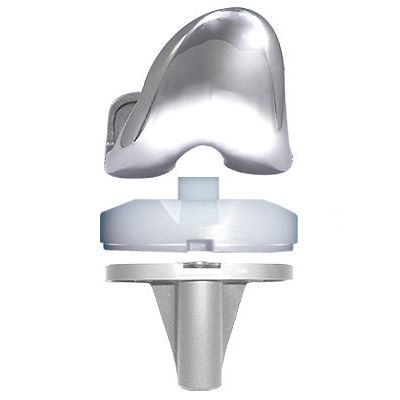 Femur-Patella Knieprothese - AKS - BAUMER  - mit fester Scheibe / zementiert