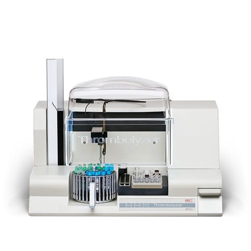 Automatischer Gerinnungsanalysator - Thrombolyzer XRC - Behnk Elektronik - 4 Kanäle / Tisch