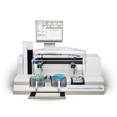 Automatischer Gerinnungsanalysator - Thrombolyzer XRM - Behnk Elektronik - 8 Kanäle / Tisch