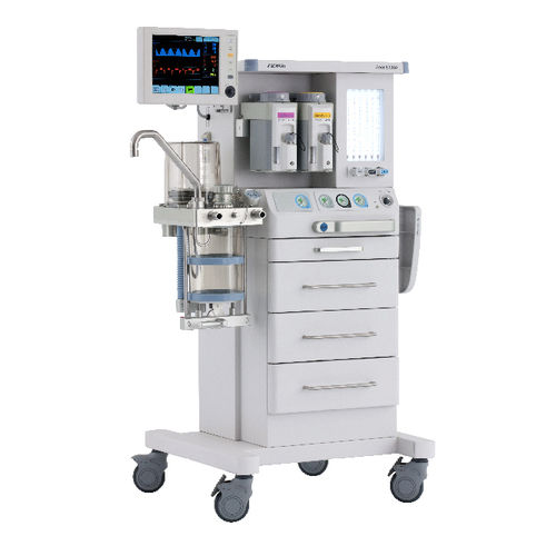 Anästhesiearbeitsplatz auf Wagen - Aeon8300A - Beijing Aeonmed  - Atmungsmonitoring / mit elektronischem Gasmischer