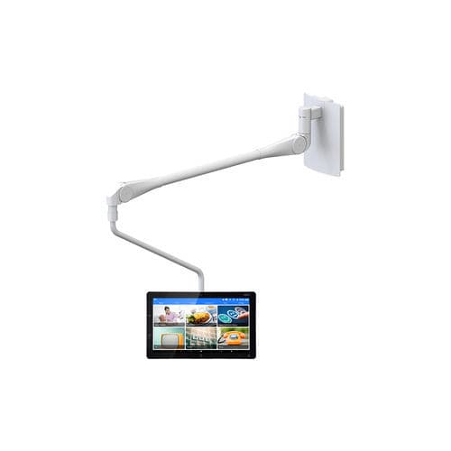 Wandmontierter Tragarm - WallArm 500 plus - ConnectedCare GmbH - neigbar / für Multimediaterminals / für medizinische Zwecke