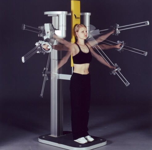 Schulterbeweglichkeits-Rehabilitationssystem - CTT IKARUS - BfMC Biofeedback Motor Control   - computerbasiert
