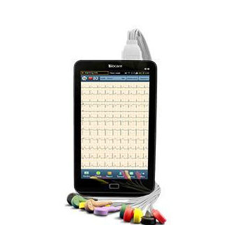 Ruhe-Elektrokardiograph - iE 10 - Biocare   - 12 Kanäle / digital / mit Touchscreen
