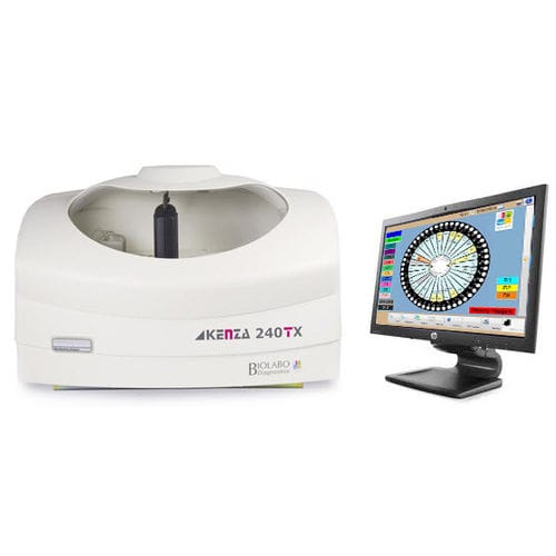 Automatisches biochemisches Analysegerät - KENZA 240 TX - BIOLABO GROUP - für Veterinärmedizin / Tisch / kompakt