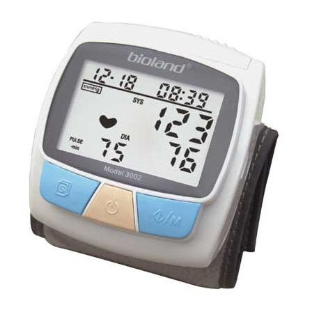 Automatischer Blutdruckmonitor - 3002 - Bioland Technology - oszillometrisch / Handgelenk / mit integrierter Manschette