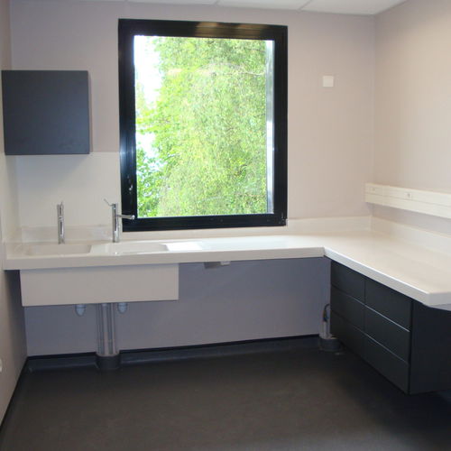 Arbeitsplatte für Labor / Waschbecken - BIOLUME