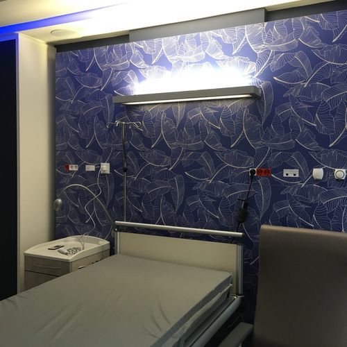 Horizontale Versorgungseinheit - COLIBRI - BIOLUME  - Patientenzimmer / mit Licht