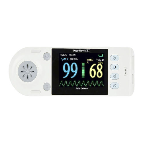Handgerät-Pulsoximeter - Oxy9waveVET - Bionet   - für die Tierforschung / für Veterinärmedizin / batteriebetrieben