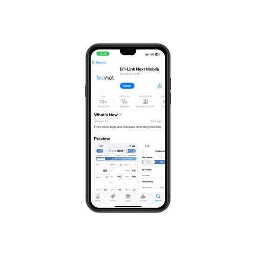 Mobile Applikation / Patientendaten - BT-Link Next  - Bionet   - für Veterinärmedizin / Monitoring / Datenverwaltung