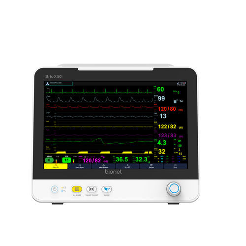 Tragbarer Multiparameter-Monitor - Brio X50  - Bionet   - kompakt / Nacht / EKG