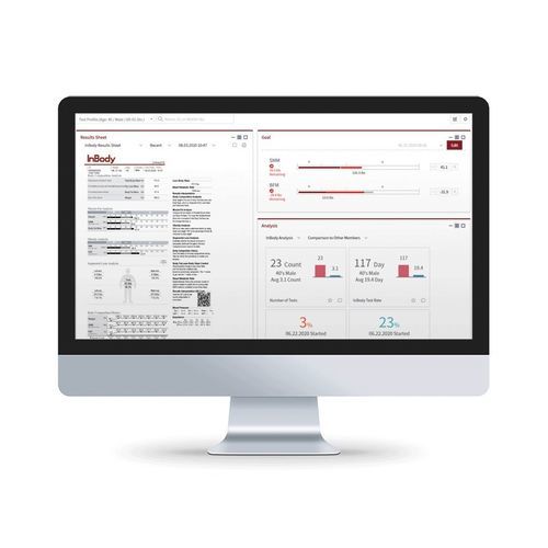 Datenmanagementsystem - LookinBody120 - InBody - medizinisch / webbasiert / für Tablet-PC