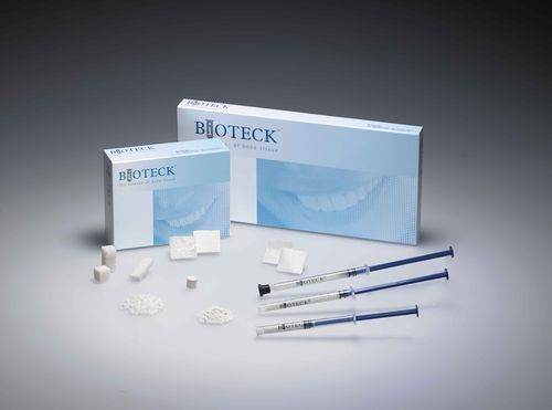 Synthetisches Knochenersatzmaterial - Natural Bone Substitutes - BiOTECK - für Zahnchirurgie / biegesteif / Granulat