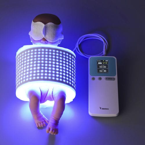 Phototherapielampe für Neugeborene - BT-450 - BISTOS   - in Deckenform / Blaues Licht