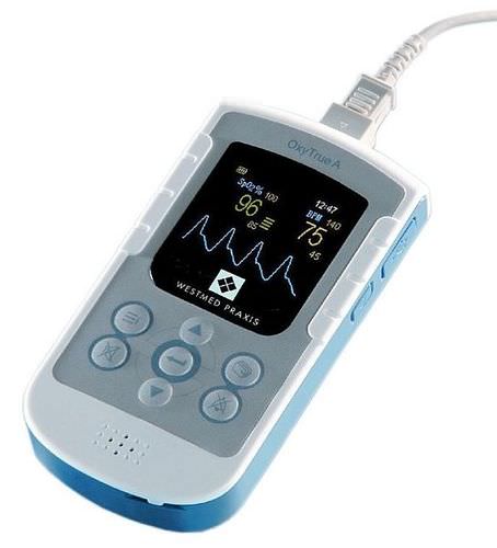 Handgerät-Pulsoximeter - OxyTrue® A - Bluepoint MEDICAL - kompakt / medizinisch / mit separatem Sensor