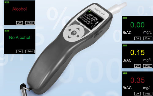 Alkoholspiegel-Atemtestgerät - AlcoTrue ® P - Bluepoint MEDICAL - elektronisch